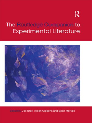 cover image of The Routledge Companion to Experimental Literature